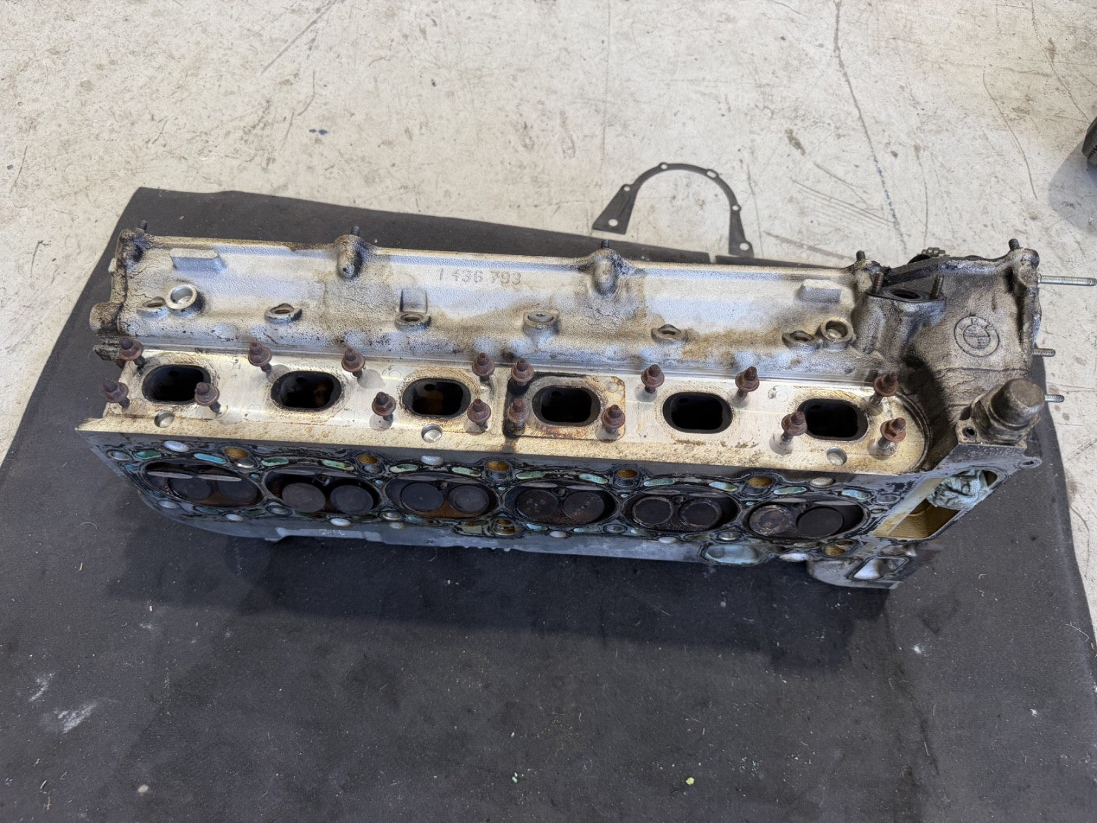 BMW E46 E39 M52TU M54 2.8L 6-Cyl Engine Cylinder Head 1436793 Factory OEM