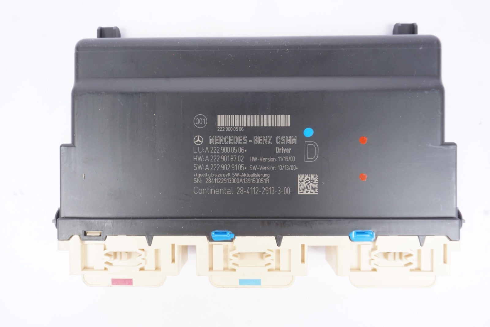 14-17 Mercedes W222 S550 S600 S63 AMG Front Left Side Seat Control Module OEM