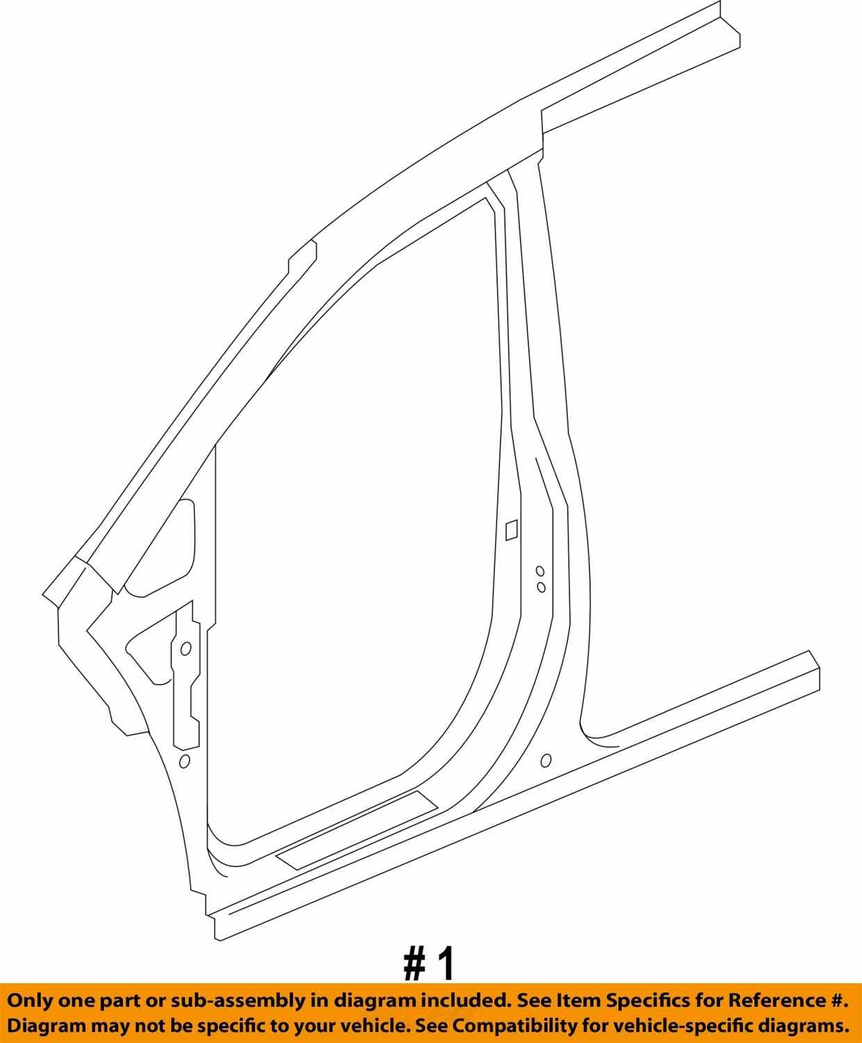 2014 - 2017 HONDA ODYSSEY LEFT ROCKER PANEL