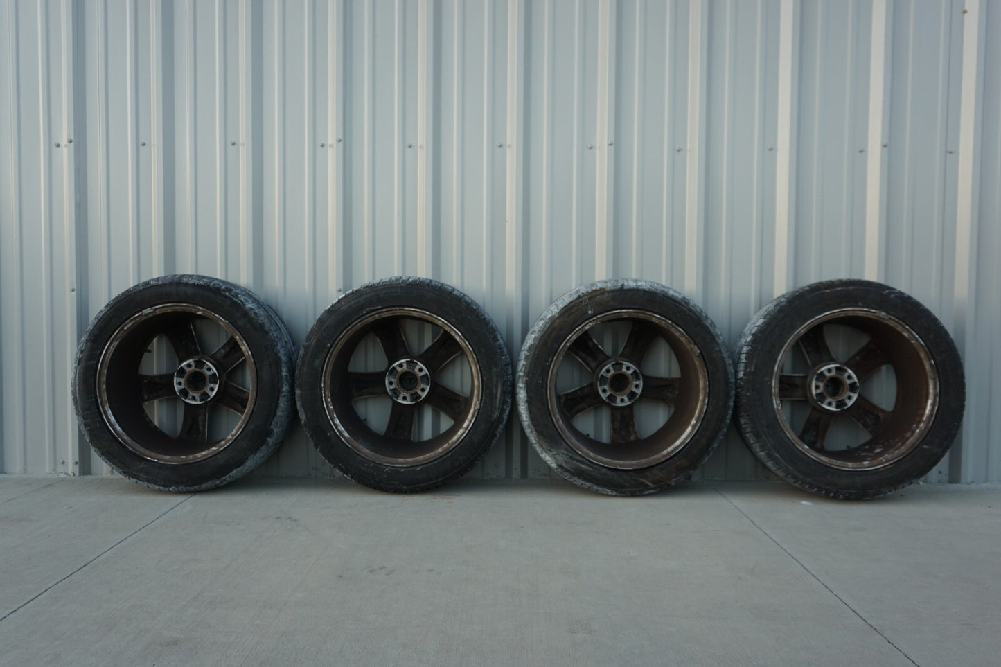07-13 Mercedes W221 S550 CL500 Alloy Wheel Rim 9.5Jx19H2 & Tire SET Of 4 OEM