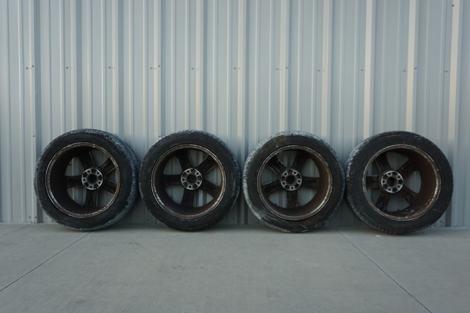 07-13 Mercedes W221 S550 CL500 Alloy Wheel Rim 9.5Jx19H2 & Tire SET Of 4 OEM