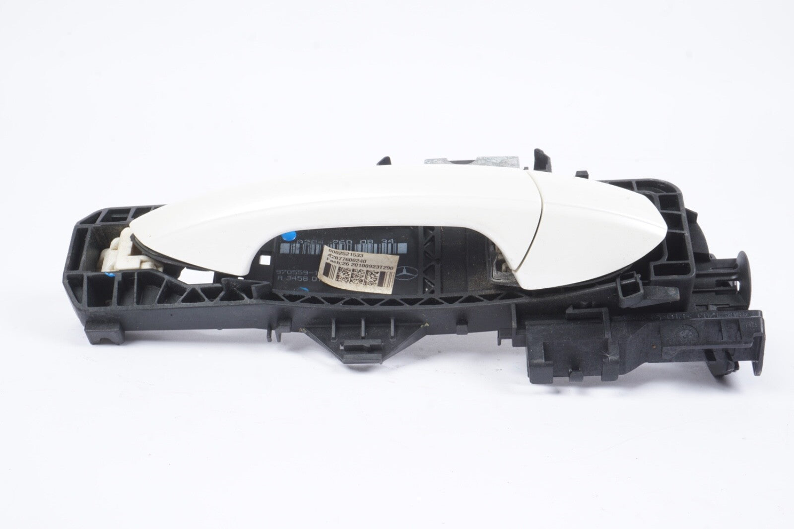 10-13 Mercedes W207 E350 E550 Front Right Exterior Door Handle Assembly White