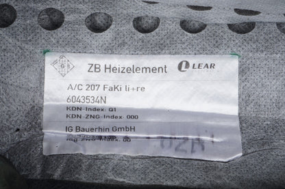 10-16 Mercedes E350 E550 Convertible Right Pass Seat Cushion Bottom OEM