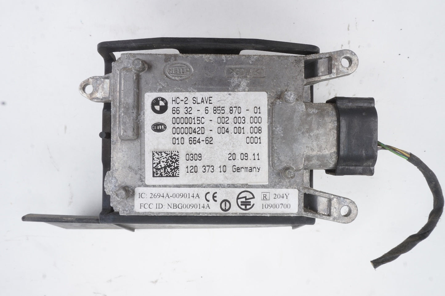 2012 - 2015 BMW 650I REAR LEFT BLINDSPOT RADAR UNIT MODULE 6855870 OEM