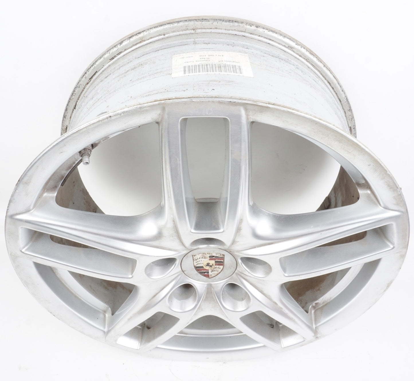 2011-2018 Porsche Cayenne 958 Turbo 8.5 X 19 19" Wheel Rim Silver 7P5601025A OEM
