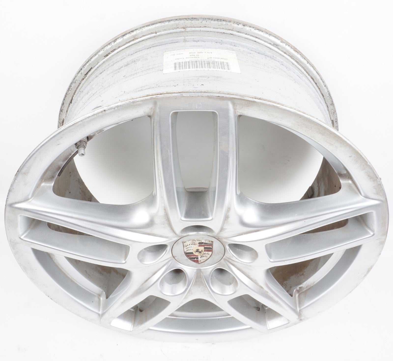 2011-2018 Porsche Cayenne 958 Turbo 8.5 X 19 19" Wheel Rim Silver 7P5601025A OEM