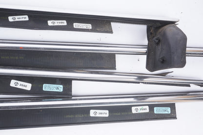 2011-2017 Audi A8L D4 Front Rear Left  Right Door Window Belt Molding Trim  SET