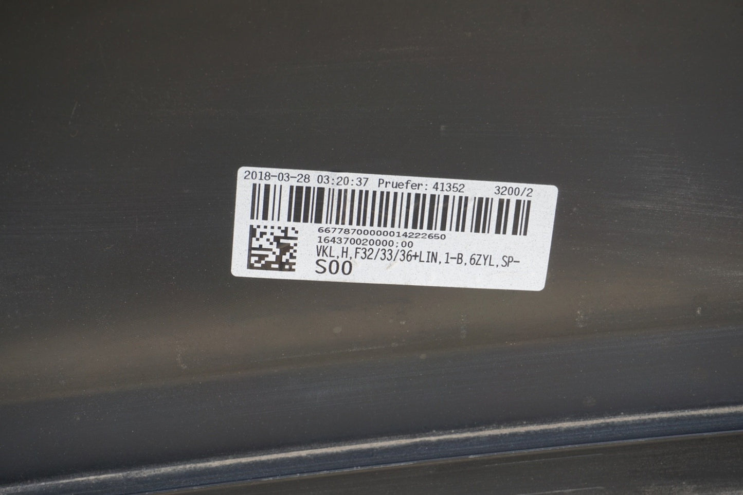 14 15 16 BMW Convertible 428i 435i Rear Bumper Cover Panel W/PDC Sensors OEM