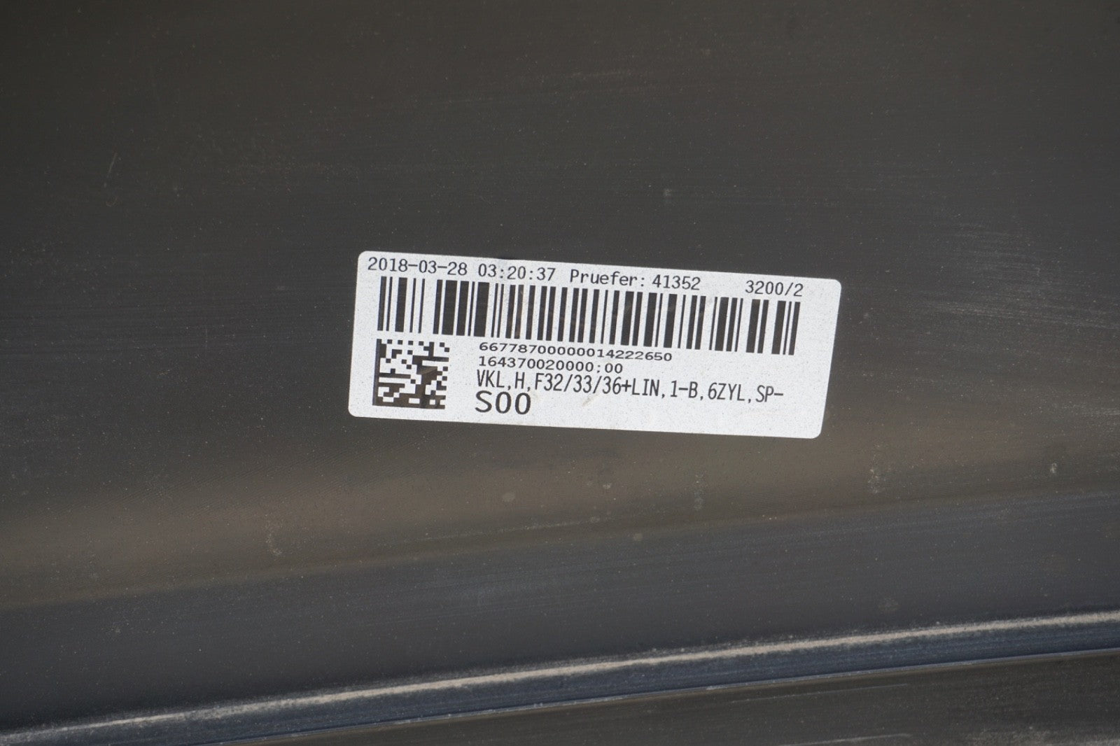 14 15 16 BMW Convertible 428i 435i Rear Bumper Cover Panel W/PDC Sensors OEM