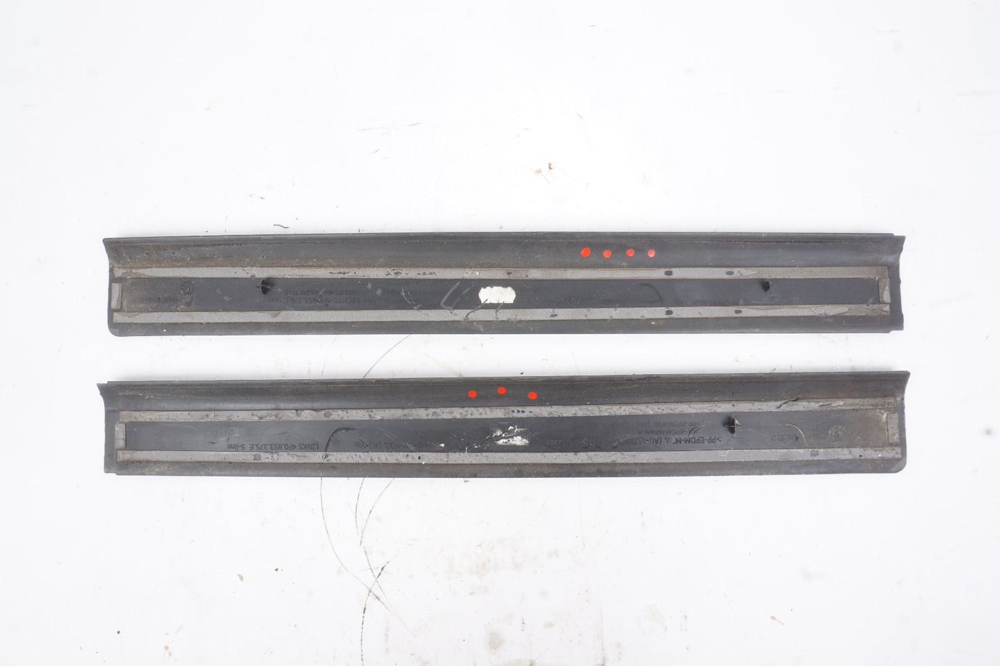 2005-2011 Audi A6 Rear Left and Right Door Sill Trim Scuff Plate  OEM