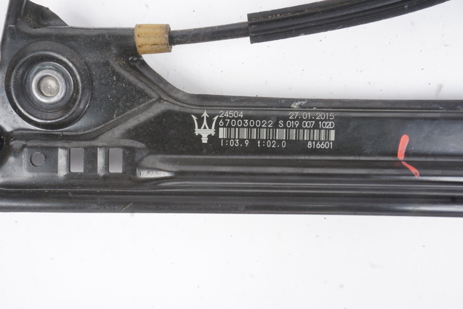2014 - 2021 Maserati Ghibli Rear Right Side Door Window Regulator Motor OEM