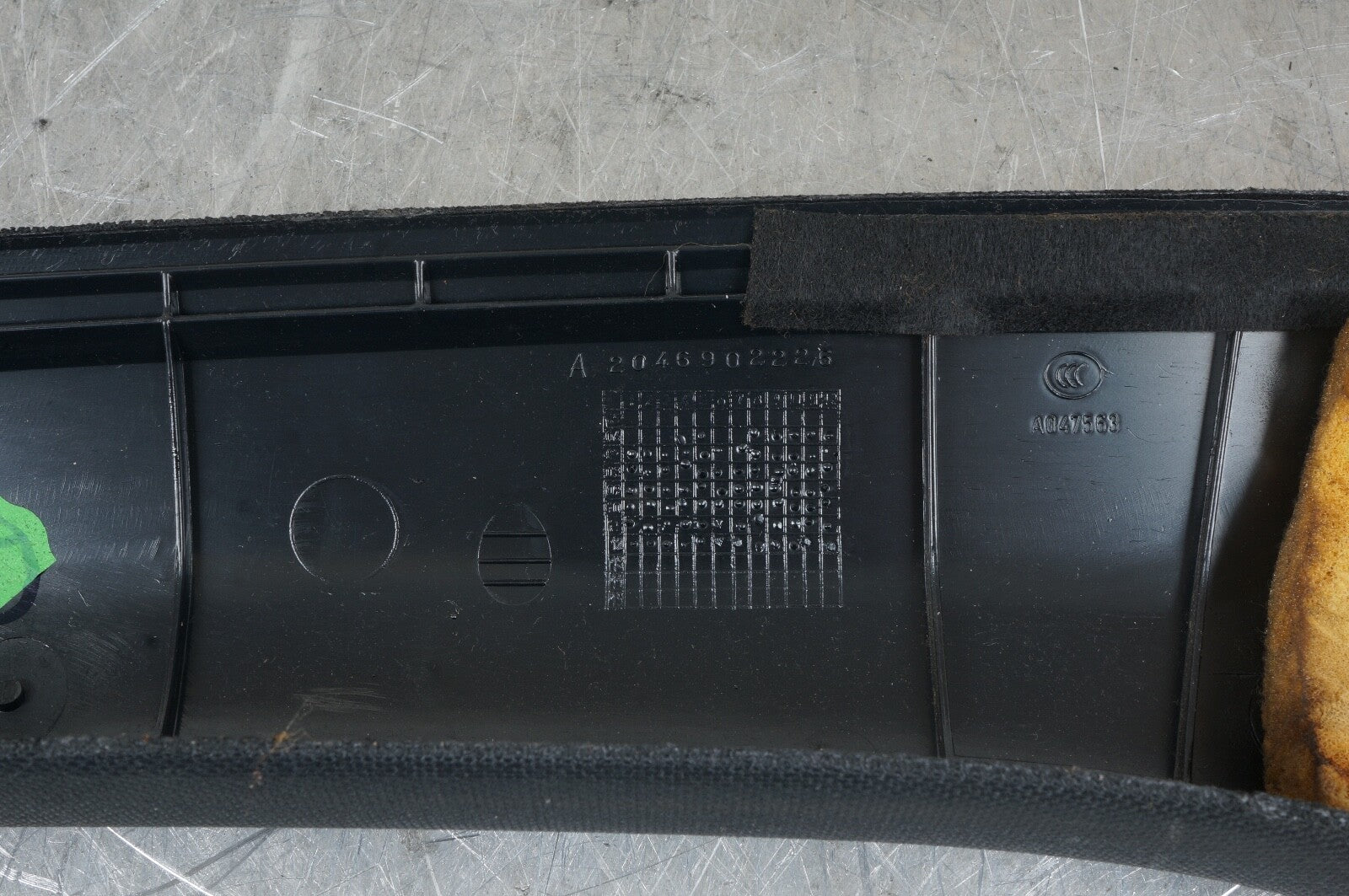 08-14 Mercedes W204 C300 C350 Front Right Left Interior Trim Panel A Pillar OEM