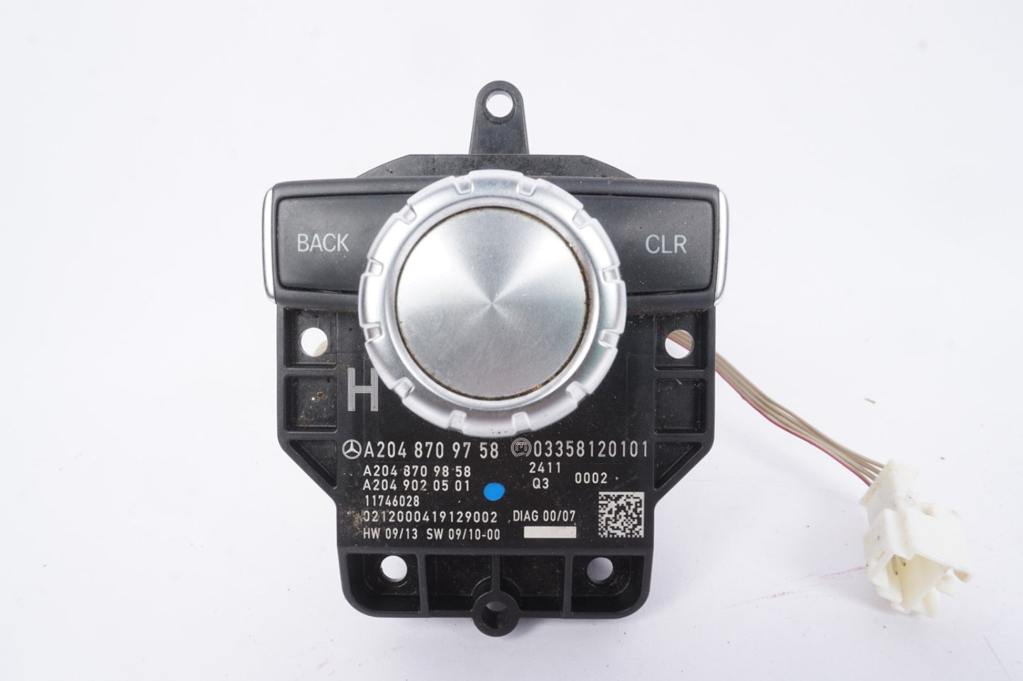 08-14 MERCEDES W204 W212 C E CLASS COMAND CONTROLLER KNOB SWITCH A 204 870 97 58