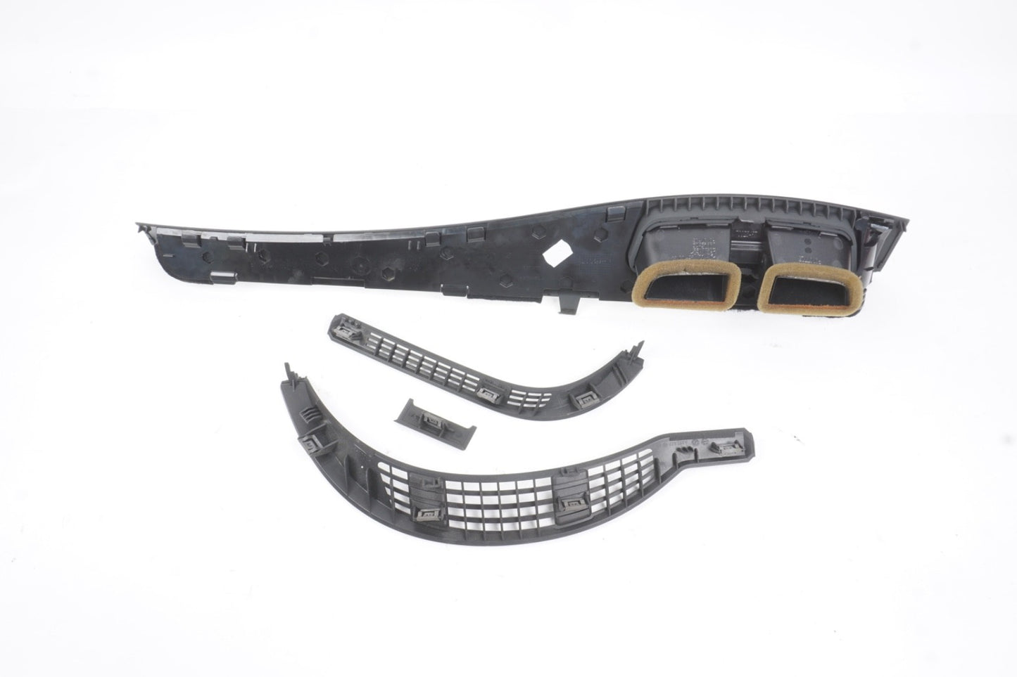 2007 - 2013 Mercedes S550 S400 Dashboard Air Vent Trim Panel Cover Set Black