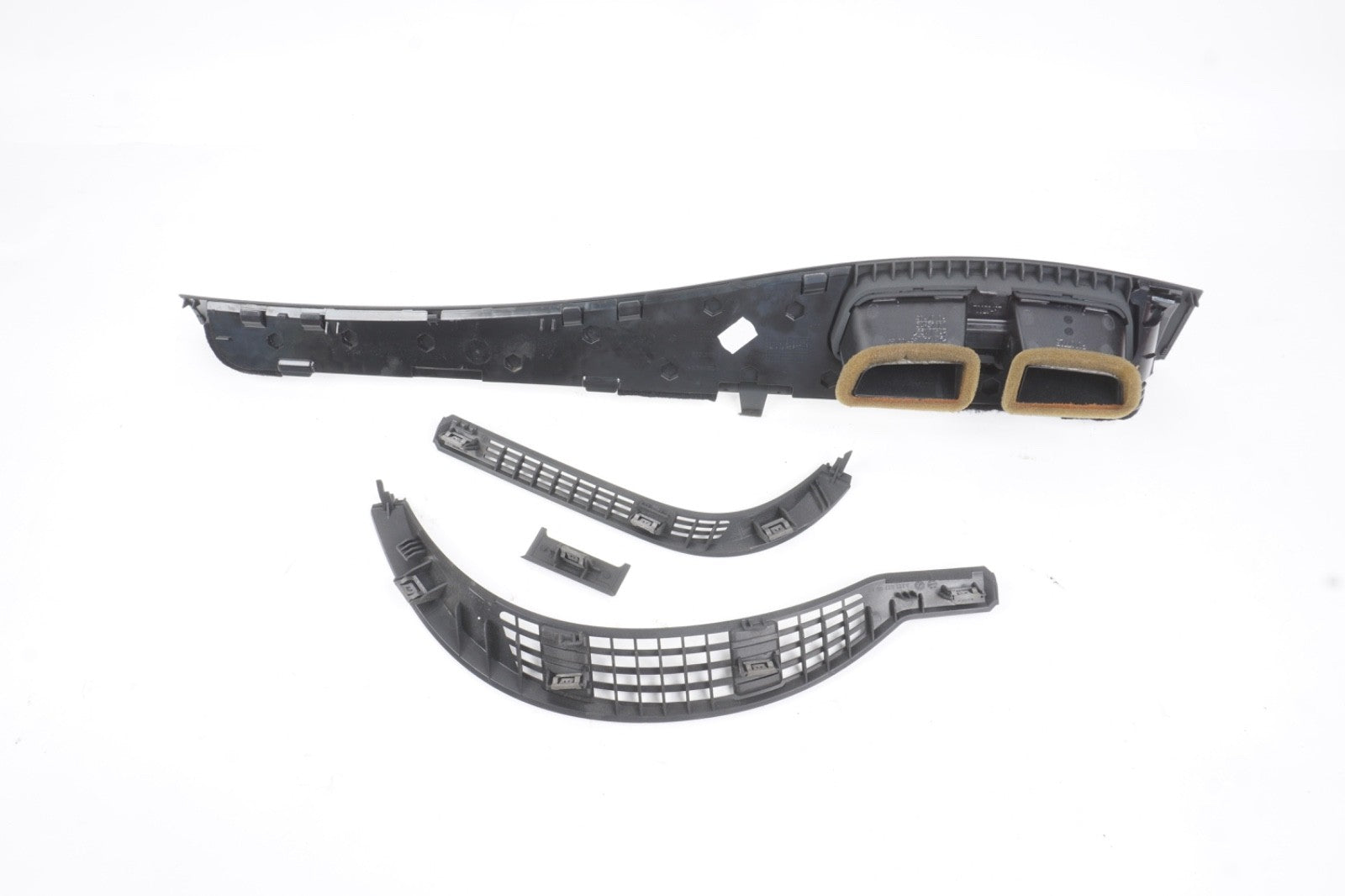 2007 - 2013 Mercedes S550 S400 Dashboard Air Vent Trim Panel Cover Set Black