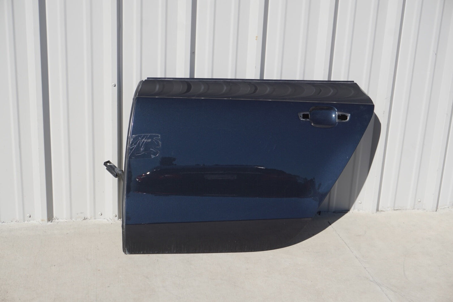 2012 - 2018 AUDI A7 REAR DOOR SHELL LEFT  DRIVER SIDE OEM BLUE