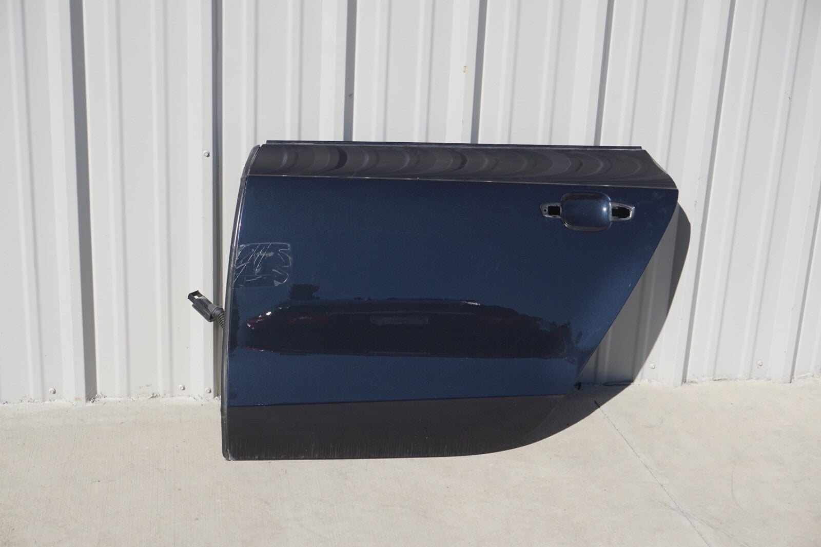 2012 - 2018 AUDI A7 REAR DOOR SHELL LEFT  DRIVER SIDE OEM BLUE
