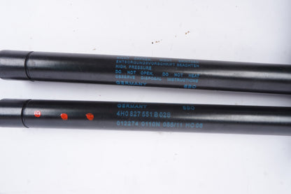 2011-2018 AUDI A8 A8L S8 REAR LEFT & RIGHT TRUNK LID STRUT SHOCK SET 4H0827551B