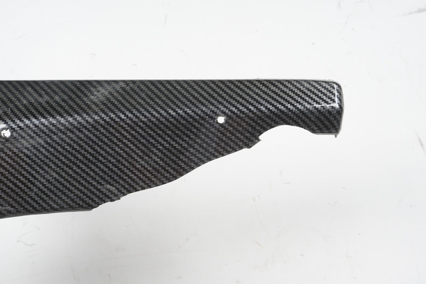 2011-2013 BMW 550i F10 Rear Bumper Lower Valance Spoiler Carbon OEM