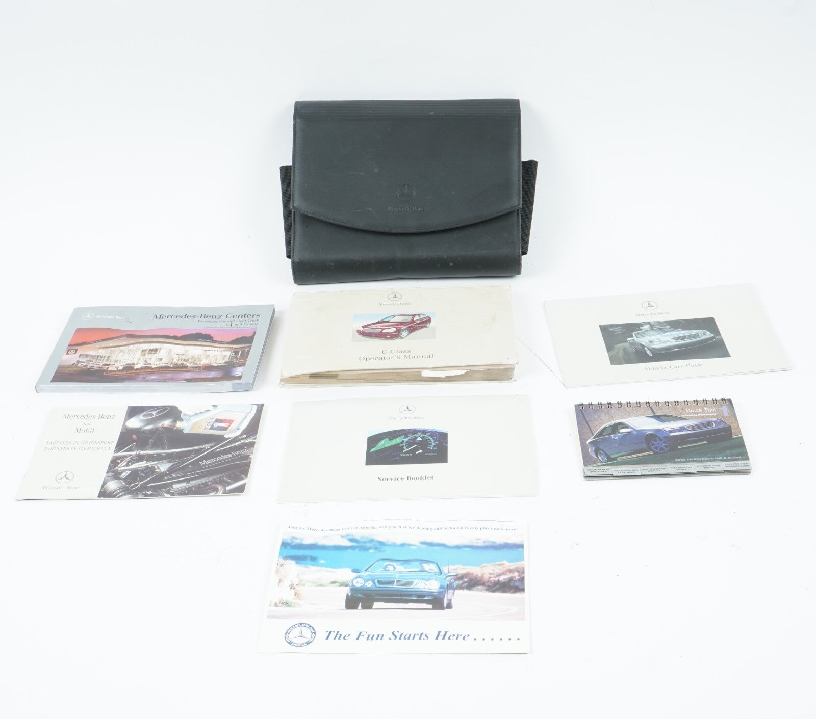 MERCEDES-BANZ C-CLASS OWNER'S MANUAL BOOK W/ CASE OEM