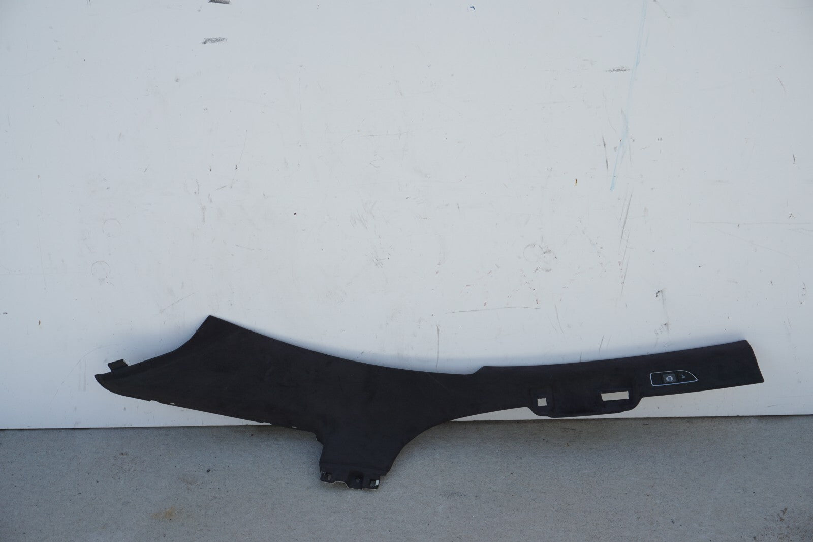 11-17 AUDI A8 A8L S8 REAR RIGHT D PILLAR UPPER QUARTER TRIM COVER ALCANTARA OEM