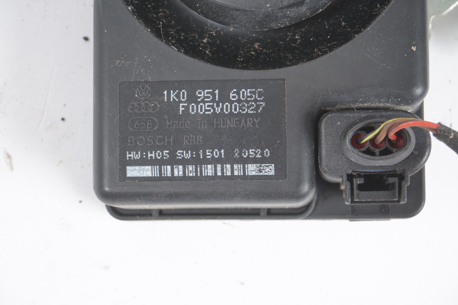 12-17 AUDI A8L A8 ANTI THEFT ALARM SIREN  1K0951605C  OEM