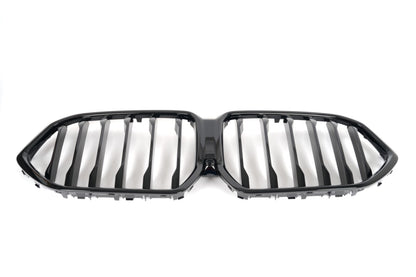 For 2020-2023 BMW X6 G06 Gloss Black Single Slat Front Kidney Grill Grille