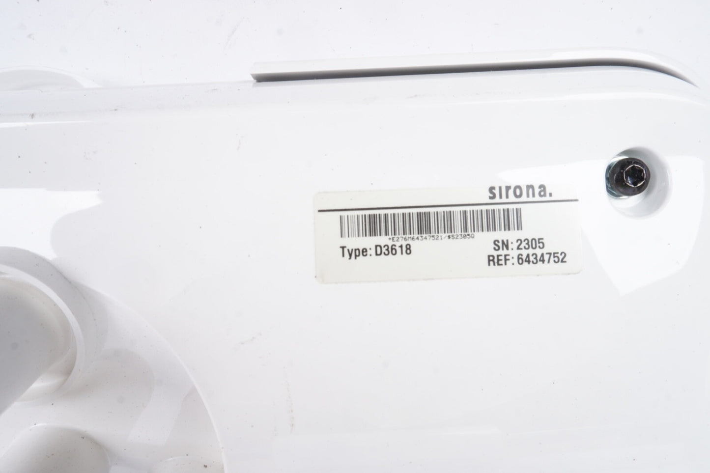 Sirona Dentsply Chair Tray D3618 REF: 6434752