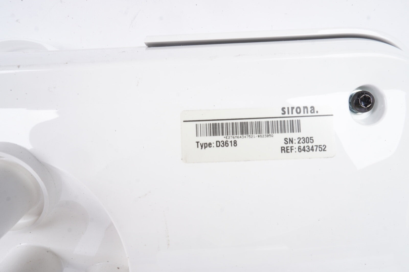 Sirona Dentsply Chair Tray D3618 REF: 6434752