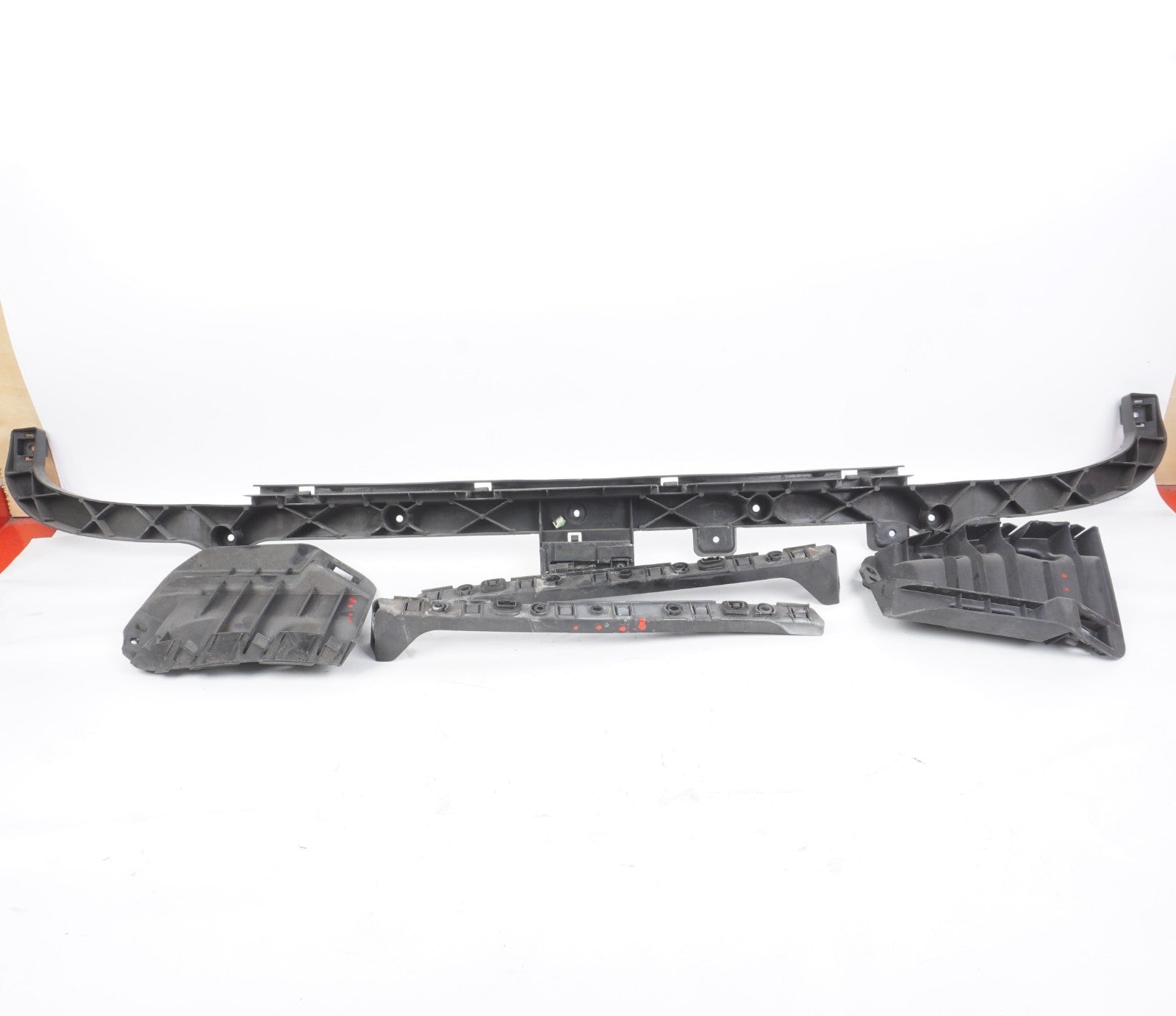 2014 - 2017 Maserati Ghibli Rear Bumper Support Mount Bracket Set OEM