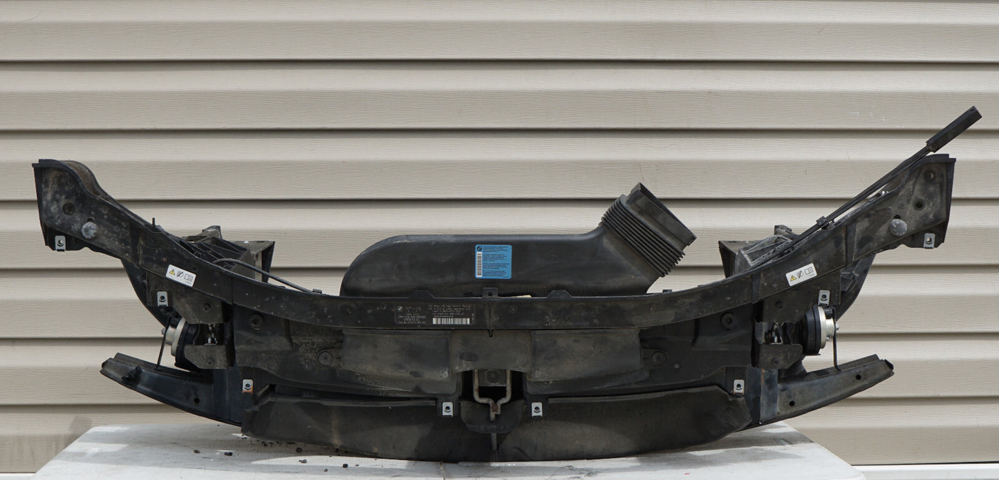 09 10 11 12 13 BMW 335i 328i E93 RADIATOR SUPPORT W/ BUMPER REINFORCEMENT OEM