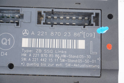 07-13 Mercedes W221 S550 S63 Front Left Driver Side Under Seat Control Unit OEM