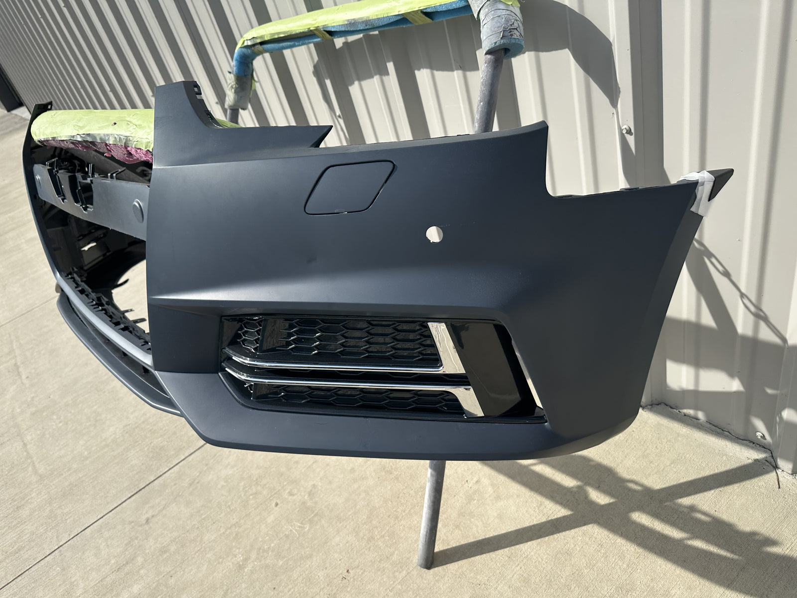 2017 Audi S4 A4 w/ S-line Front Bumper Cover NEW Primed W/Grilles