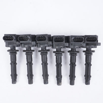 05-13 Mercedes W221 S400 E350 SLK350 M272 Ignition Coil Set of 6 0001502780 OEM