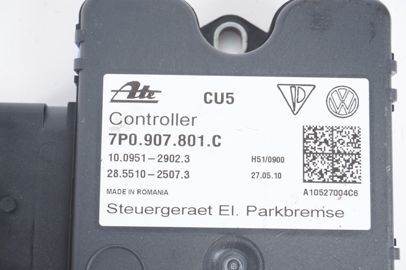 11-18 Porsche Cayenne 958 Parking Brake Elecric Control Module 7P0907801C OEM