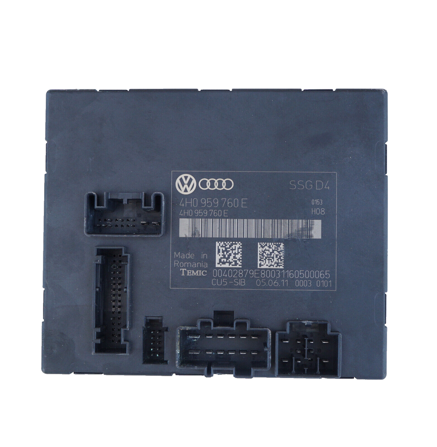 2011 - 2017 AUDI A8 A8L FRONT RIGHT PASSENGER SEAT POWER CONTROL MODULE OEM