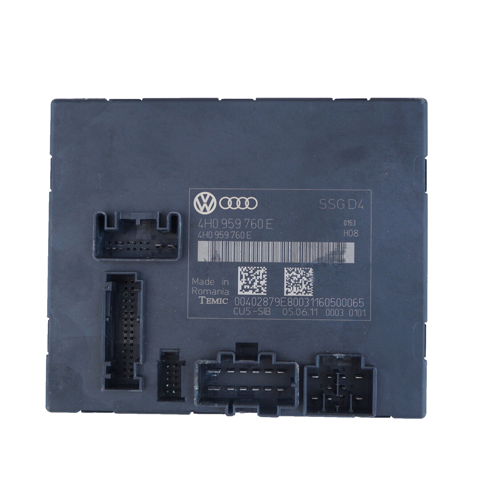 2011 - 2017 AUDI A8 A8L FRONT RIGHT PASSENGER SEAT POWER CONTROL MODULE OEM