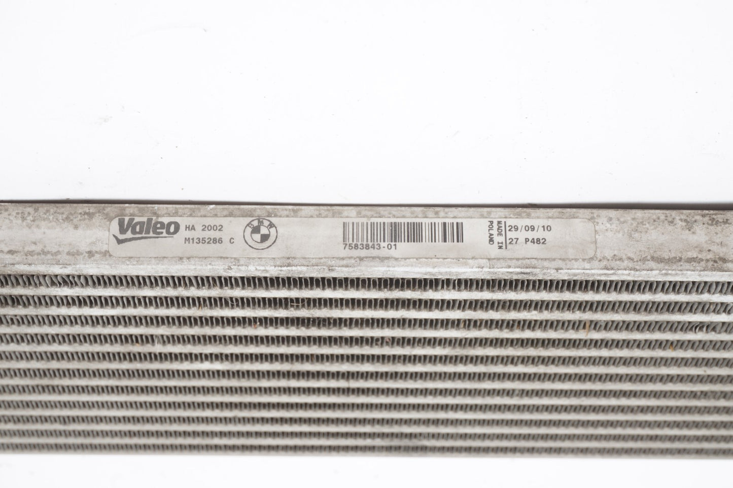 2010-2016 BMW 550I GT F07 FRONT POWER STEERING FLUID OIL COOLER RADIATOR OEM