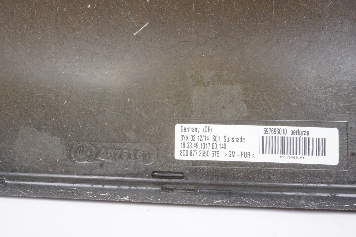 2012-2015 Volkswagen Passat Sunroof Shade  8D0877255D OEM