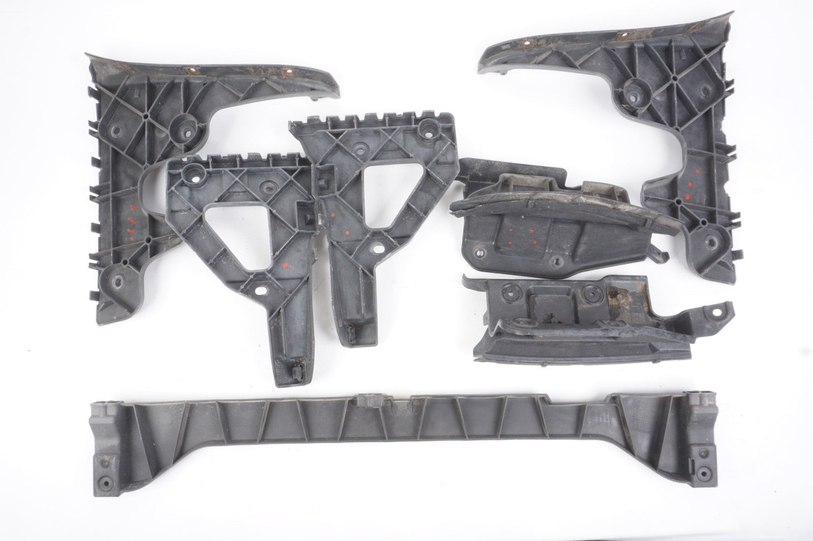 2005 - 2011 Audi A6 Rear Bumper Mount Bracket Set OEM