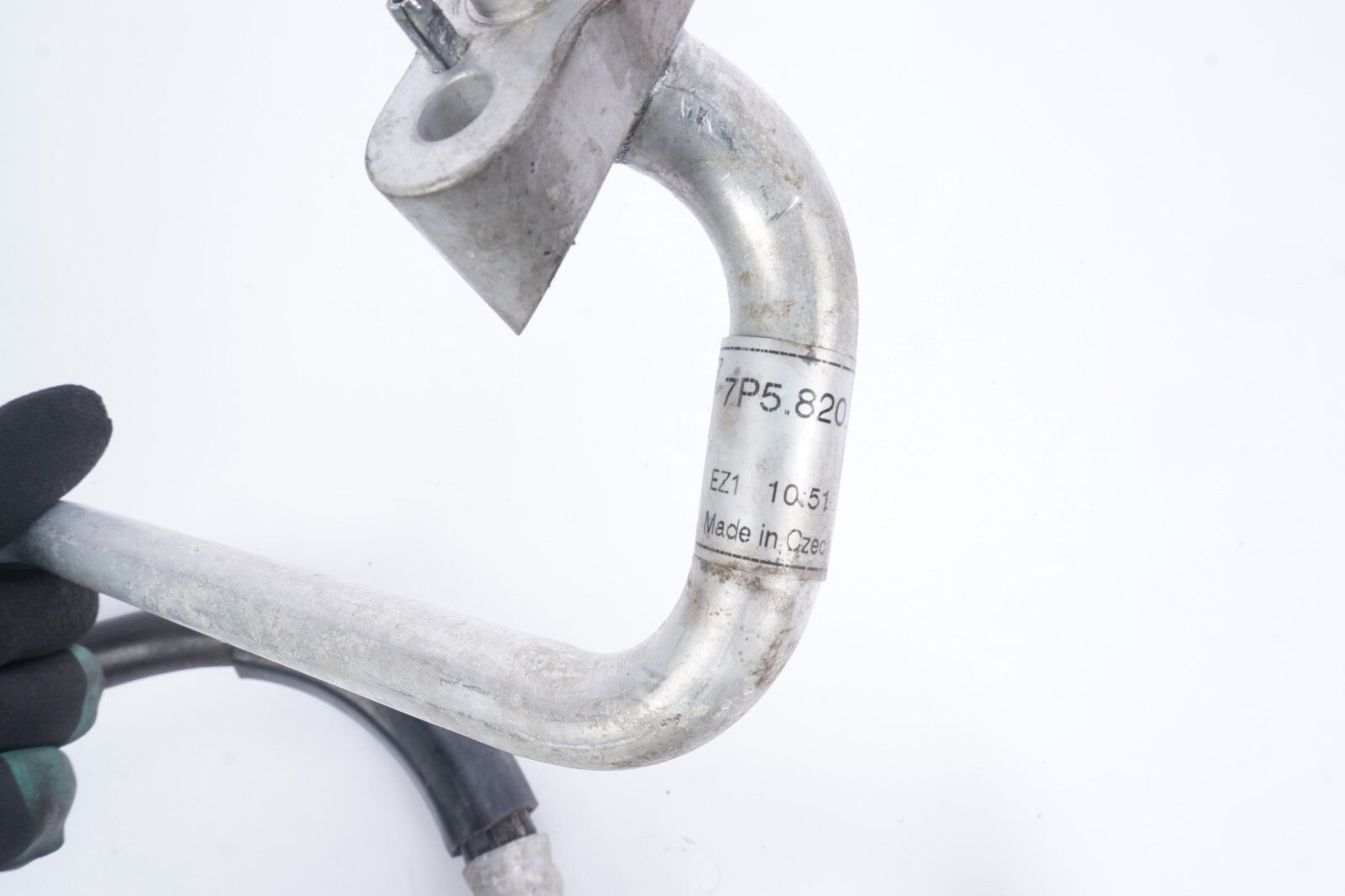 11-18 Porsche Cayenne 958 4.8L Ac Hose Line Pipe Set Of 2 OEM