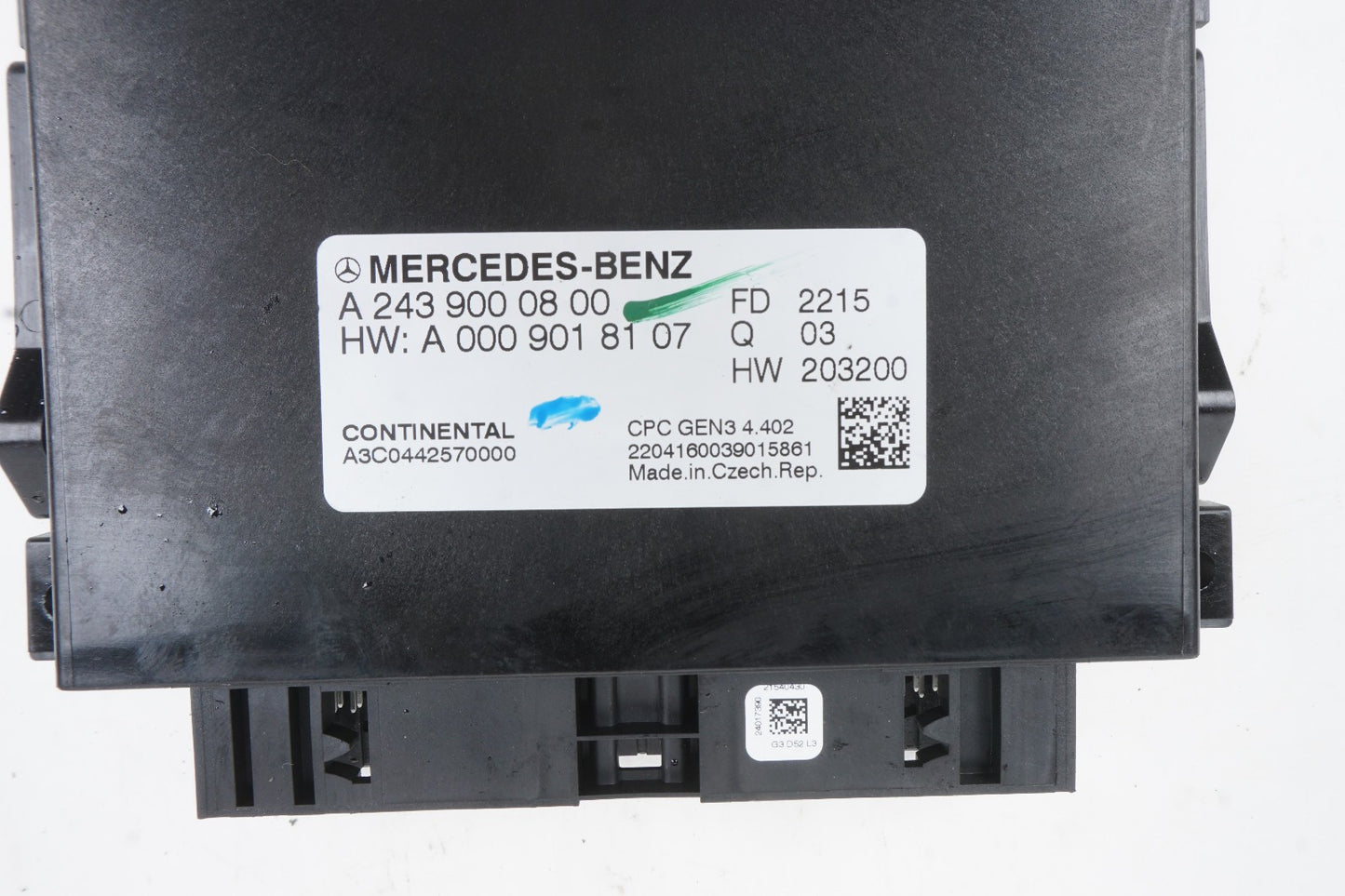 2022 - 2023 Mercedes EQB300 X243 GEARBOX TRANSMISSION CONTROL MODULE OEM