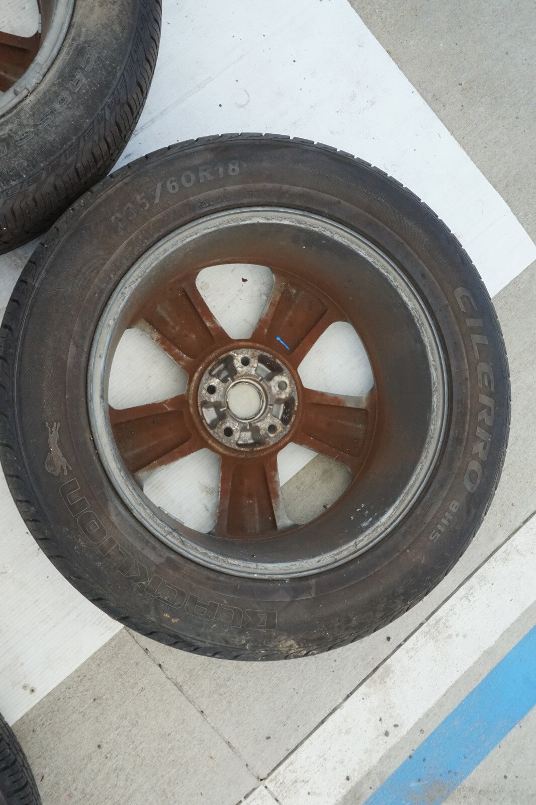 2013-2016 HYUNDAI SANTA FE ALLOY WHEEL RIM R18 7.5Jx18 SET OF 4 OEM