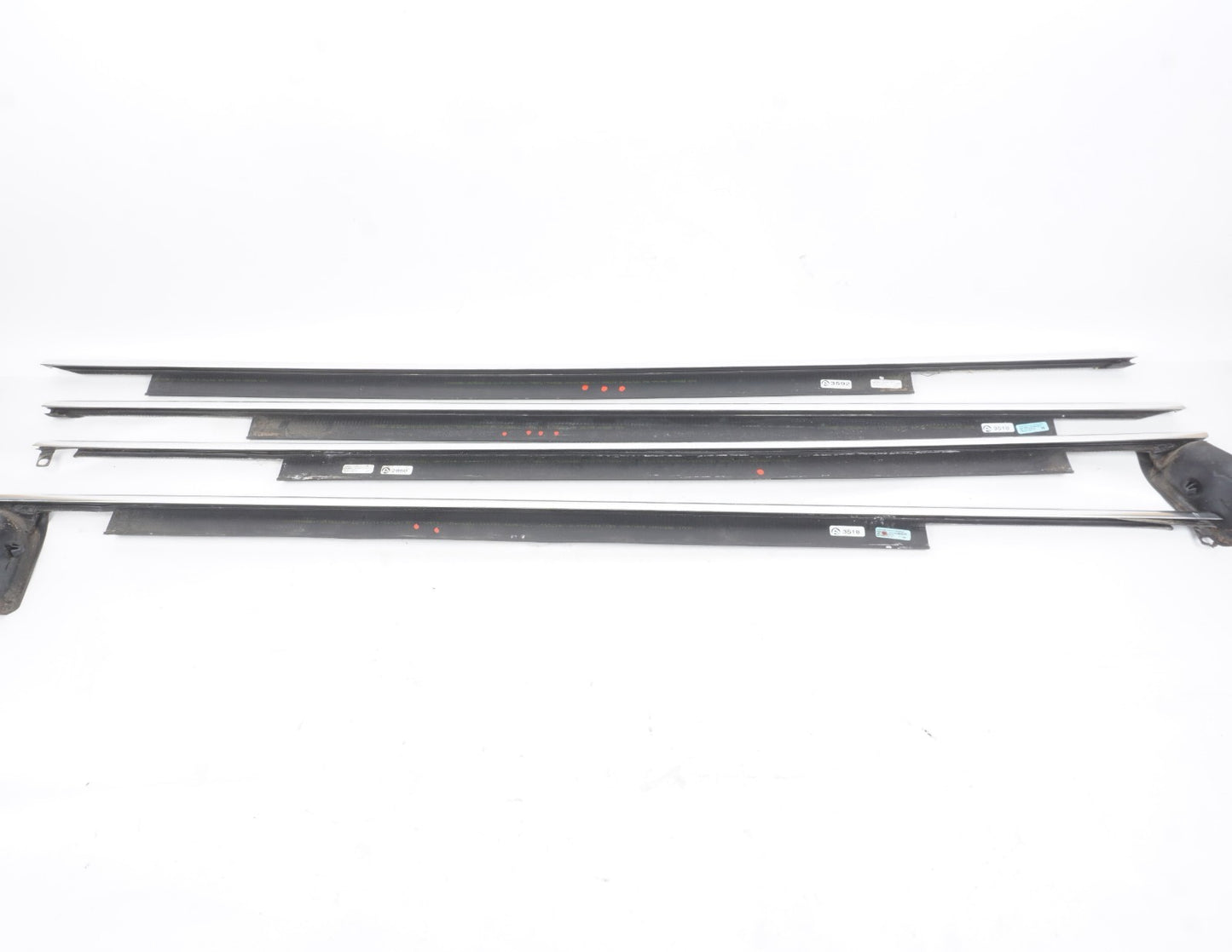2011-2017 Audi A8L Door Window Belt Molding Trim Front & Rear *Long Base* OEM
