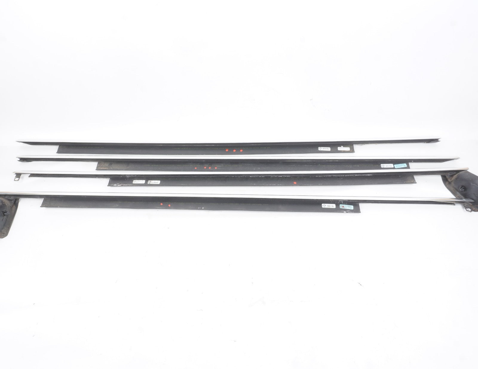 2011-2017 Audi A8L Door Window Belt Molding Trim Front & Rear *Long Base* OEM