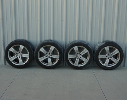 07-13 Mercedes W221 S550 CL500 Alloy Wheel Rim 9.5Jx19H2 & Tire SET Of 4 OEM