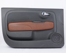 12-19 Fiat 500 Abarth Coupe Left Leather Interior Door Trim Panel