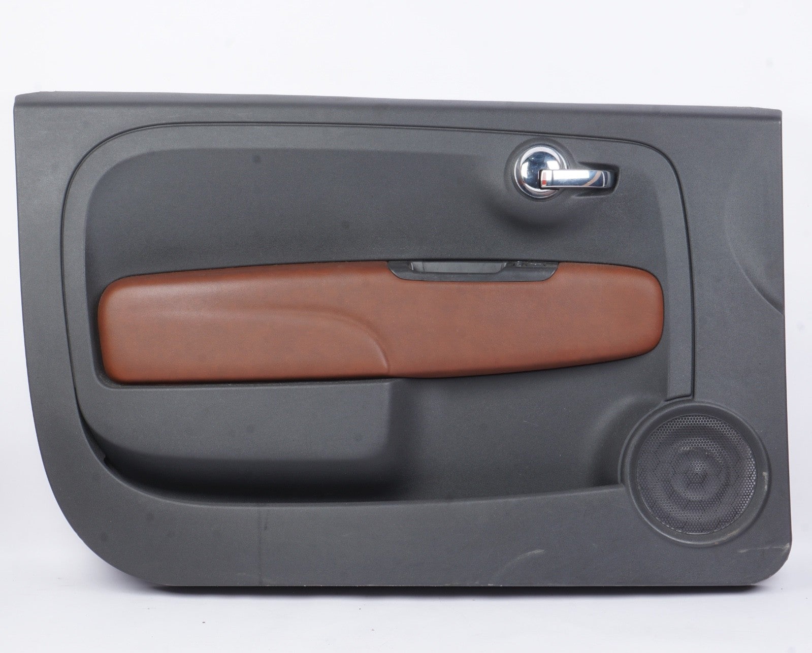 12-19 Fiat 500 Abarth Coupe Left Leather Interior Door Trim Panel