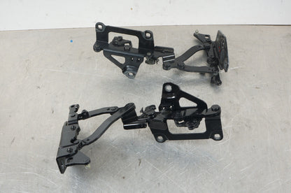 2013-2020 MERCEDES SL CLASS R231 - FRONT HOOD LEFT & RIGHT HINGES PAIR BLACK OEM