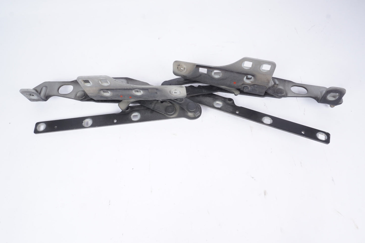 03-08 MERCEDES-BENZ R230 SL500 FRONT LEFT / RIGHT HOOD HINGE SET PAIR OEM
